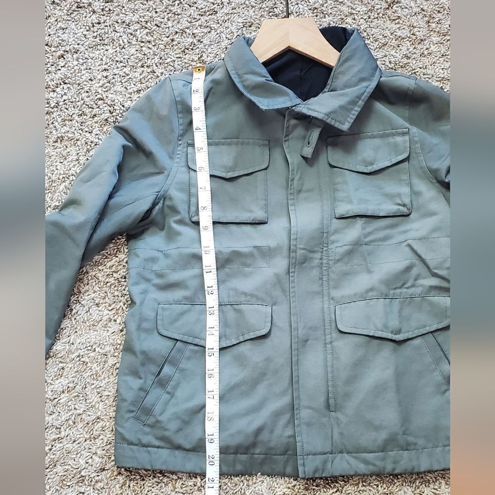Vince Designer Boys Green Jacket - Picture 4 of 5